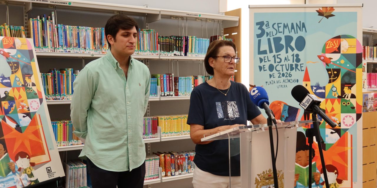 Utrera celebra del 15 al 18 de octubre su III Semana del Libro en la Plaza del Altozano