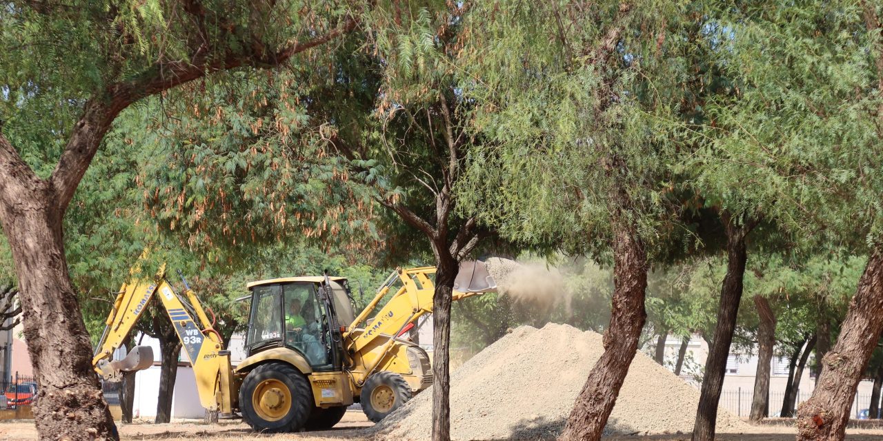 El Ayuntamiento de Utrera inicia las obras del Parque Cristo de los Afligidos