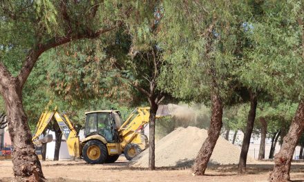 El Ayuntamiento de Utrera inicia las obras del Parque Cristo de los Afligidos