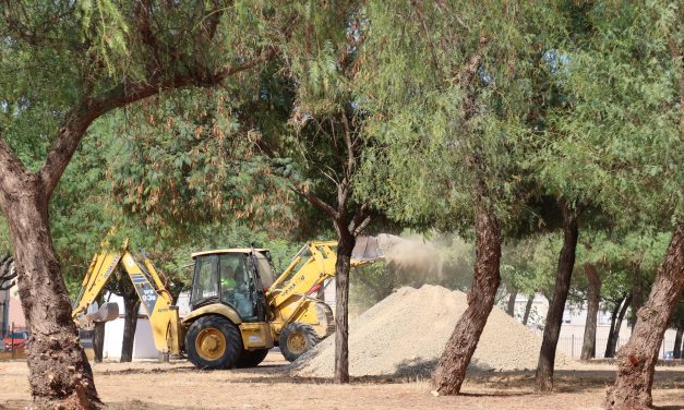 El Ayuntamiento de Utrera inicia las obras del Parque Cristo de los Afligidos