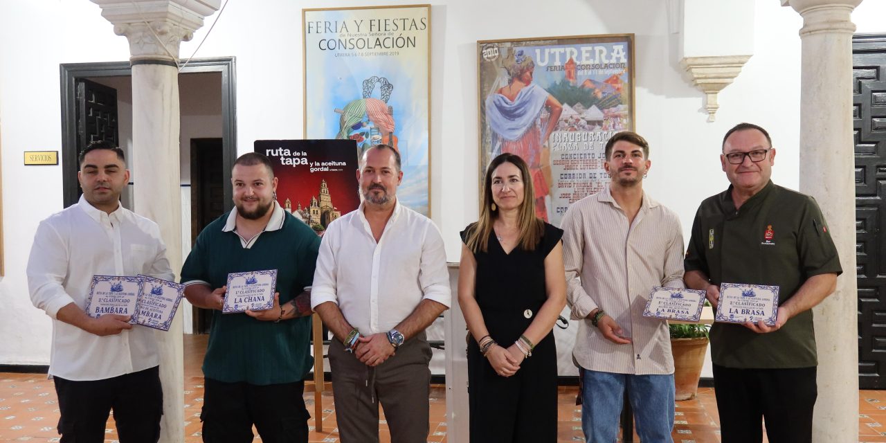 La Chana, La Brasa y Bambara los premiados de la Ruta de la Tapa y la Aceituna Gordal Utrerana