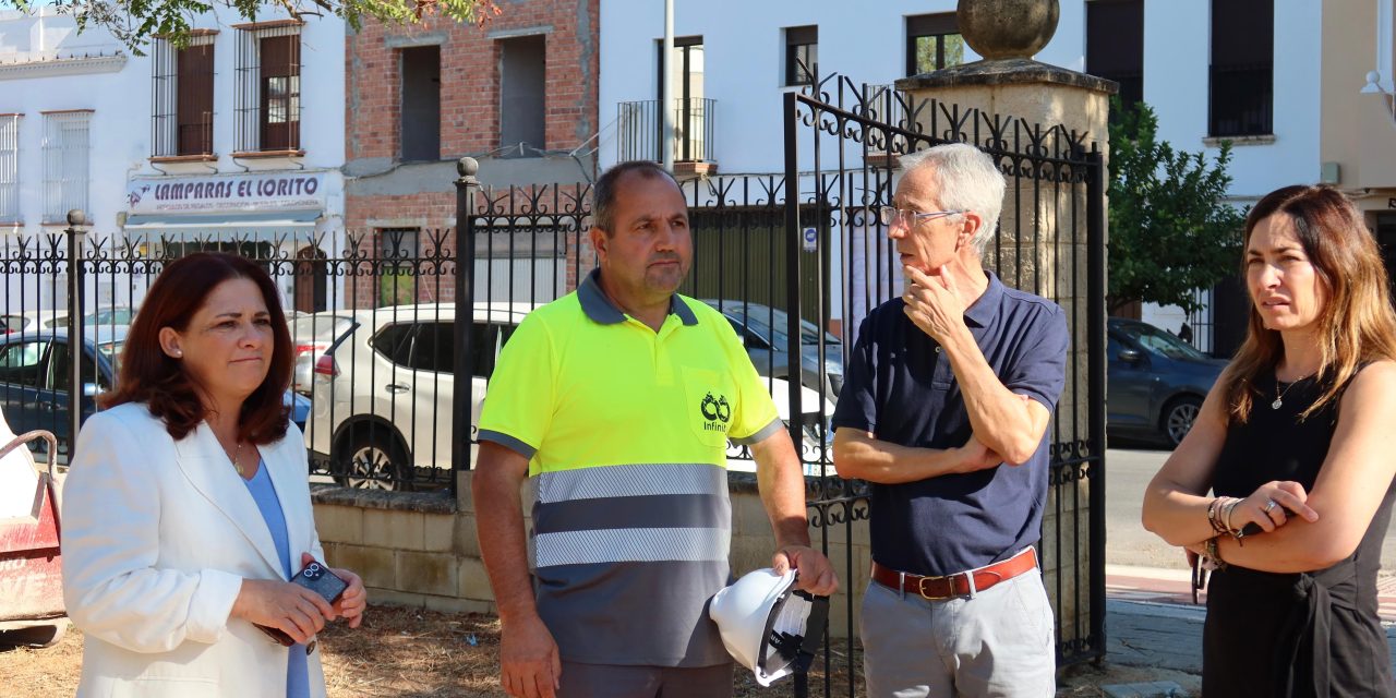 El Ayuntamiento de Utrera inicia las obras del Parque Cristo de los Afligidos